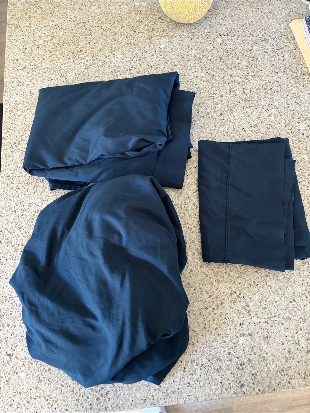 Amazon Home Bedding Sheet Set - Deep Navy Blue queen set